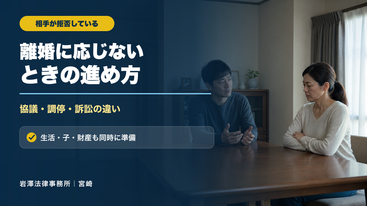 相手が離婚に応じない場合の進め方｜別居・調停・裁判の判断軸